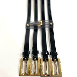 Dolce Gabbana Patent Leather Corset Belt